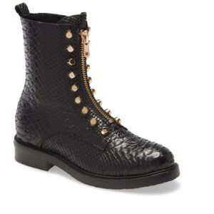 New Jeffrey Campbell Tonette Studded Zip Boot size 8.5